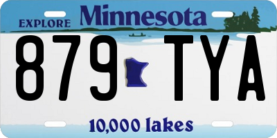 MN license plate 879TYA