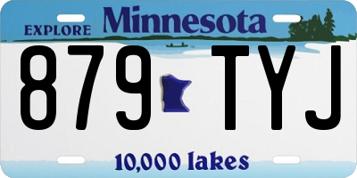 MN license plate 879TYJ