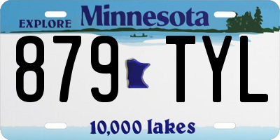 MN license plate 879TYL