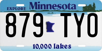 MN license plate 879TYO