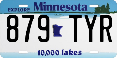 MN license plate 879TYR