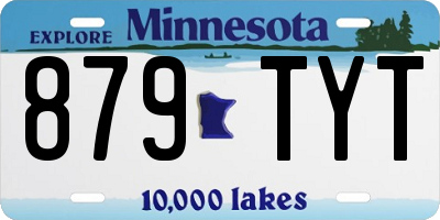 MN license plate 879TYT