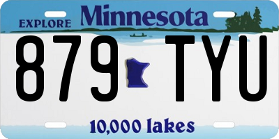 MN license plate 879TYU