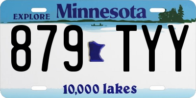 MN license plate 879TYY