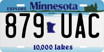 MN license plate 879UAC