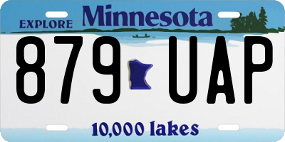 MN license plate 879UAP