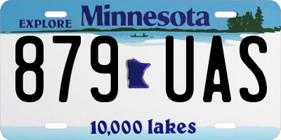 MN license plate 879UAS