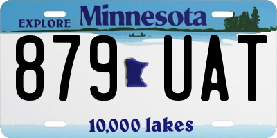 MN license plate 879UAT