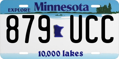 MN license plate 879UCC