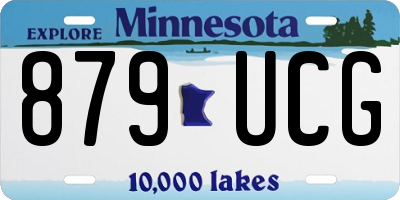 MN license plate 879UCG