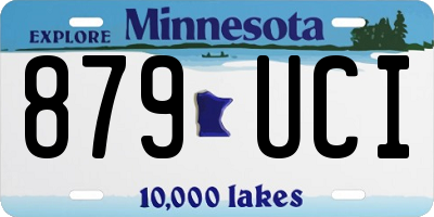 MN license plate 879UCI