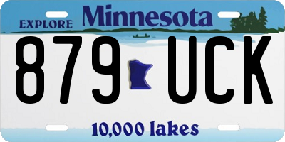 MN license plate 879UCK