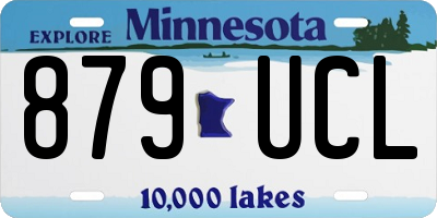 MN license plate 879UCL