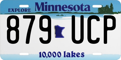 MN license plate 879UCP