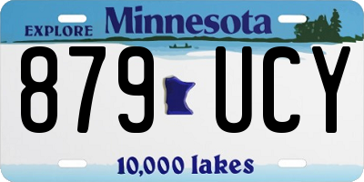 MN license plate 879UCY