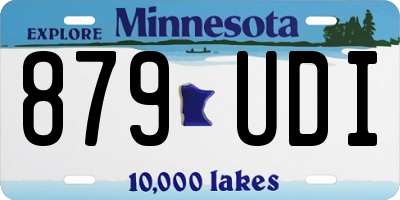 MN license plate 879UDI