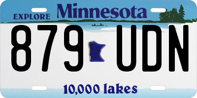 MN license plate 879UDN