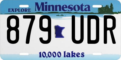 MN license plate 879UDR