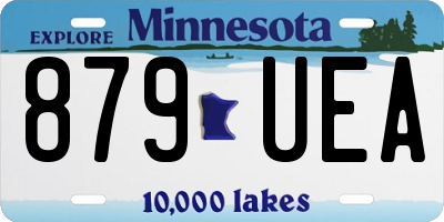 MN license plate 879UEA