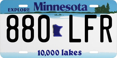 MN license plate 880LFR