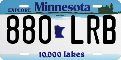 MN license plate 880LRB