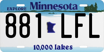 MN license plate 881LFL