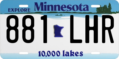 MN license plate 881LHR