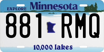 MN license plate 881RMQ
