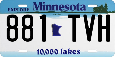 MN license plate 881TVH