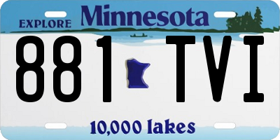 MN license plate 881TVI
