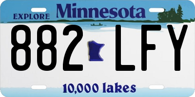 MN license plate 882LFY