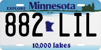 MN license plate 882LIL