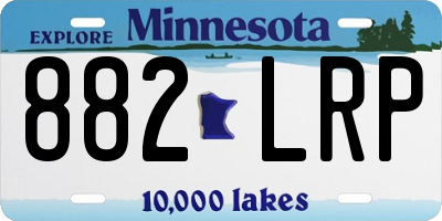 MN license plate 882LRP