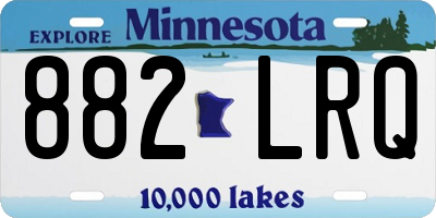 MN license plate 882LRQ