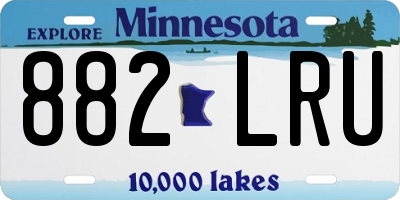 MN license plate 882LRU