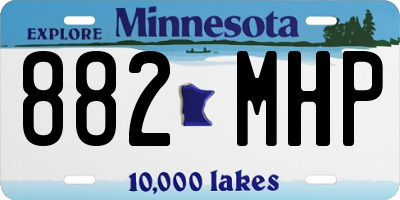 MN license plate 882MHP