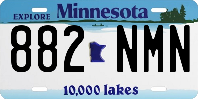 MN license plate 882NMN