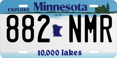 MN license plate 882NMR