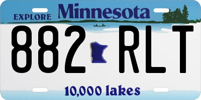 MN license plate 882RLT