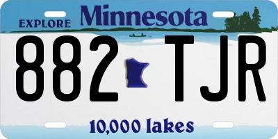 MN license plate 882TJR