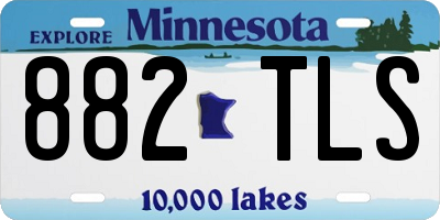MN license plate 882TLS
