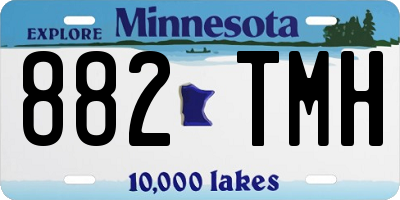 MN license plate 882TMH