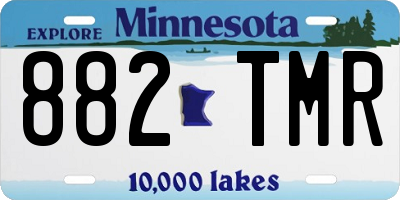MN license plate 882TMR