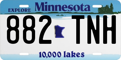 MN license plate 882TNH