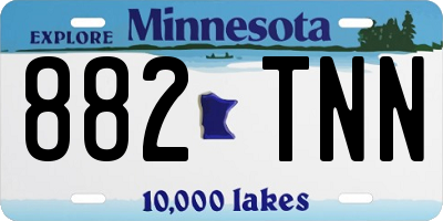 MN license plate 882TNN