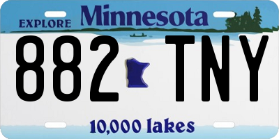 MN license plate 882TNY