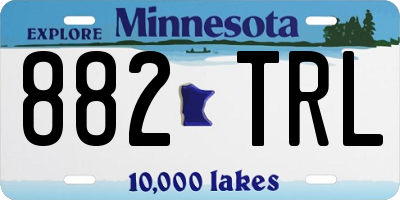MN license plate 882TRL