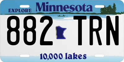 MN license plate 882TRN