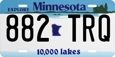 MN license plate 882TRQ