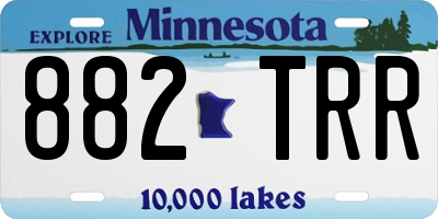 MN license plate 882TRR